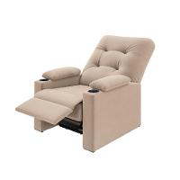 Poltrona Reclinável Coimbra Veludo Capuccino - 1