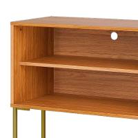 Rack para TV até 60 Polegadas Maelle 100% MDF 1 Porta Freijó e Off White - 5