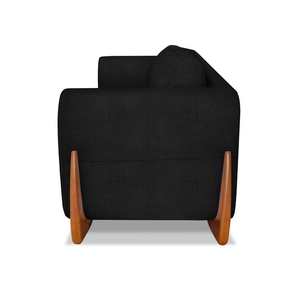 Poltrona Yves Bouclé Preta - 8