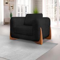 Poltrona Yves Bouclé Preta - 2