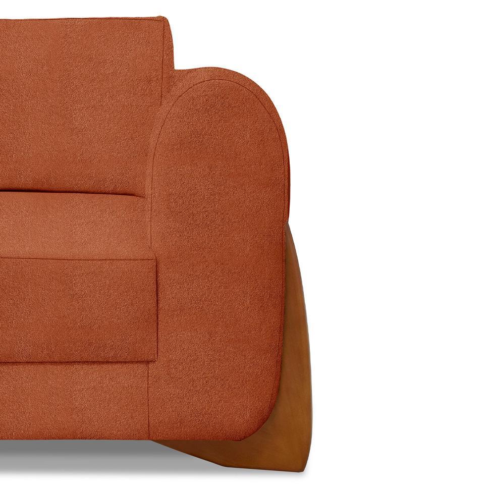 Poltrona Yves Bouclé Terracota - 5