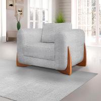 Poltrona Yves Bouclé Cinza - 2