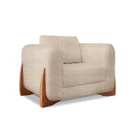 Poltrona Yves Bouclé Bege - 1