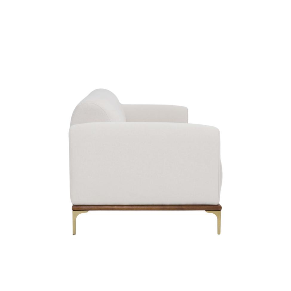 Sofá 3 Lugares Kiev Linho Pérola - 4