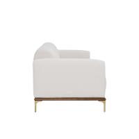 Sofá 3 Lugares Kiev Linho Pérola