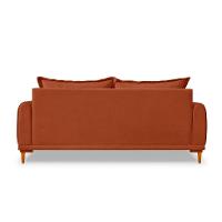 Sofá 3 Lugares Lisboa Bouclé Terracota 180 cm