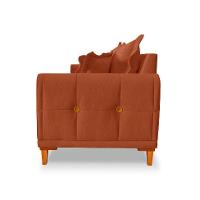Sofá 3 Lugares Lisboa Bouclé Terracota 180 cm - 7