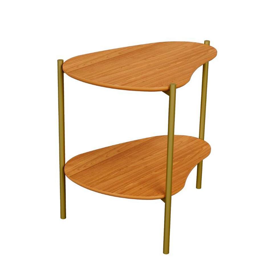 Mesa Lateral Ôrganica Meven 100% MDF Freijó - 1