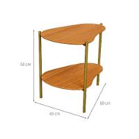 Mesa Lateral Ôrganica Meven 100% MDF Freijó - 3