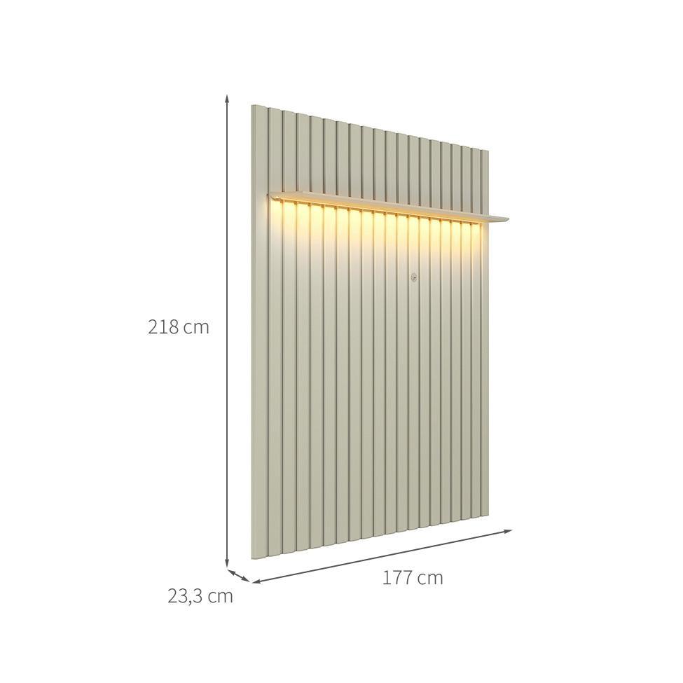 Painel para TV até 70 polegadas Alanis com LED Off White - 3