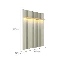 Painel para TV até 70 polegadas Alanis com LED Off White - 3