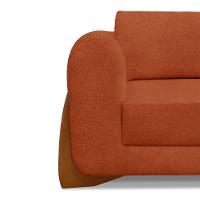 Sofá 3 Lugares Yves Bouclé Terracota 230 cm - 5