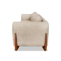 Sofá 3 Lugares Yves Bouclé Bege 220 cm - 6