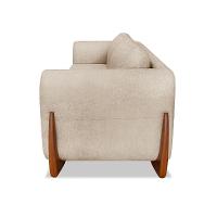 Sofá 3 Lugares Yves Bouclé Bege 200 cm - 6