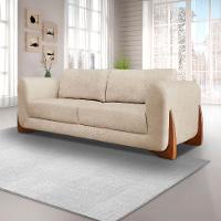 Sofá 3 Lugares Yves Bouclé Bege 180 cm - 2