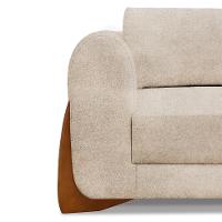 Sofá 3 Lugares Yves Bouclé Bege 180 cm - 5