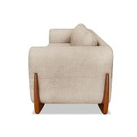 Sofá 3 Lugares Yves Bouclé Bege 180 cm - 6