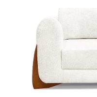 Sofá 4 Lugares Yves Bouclé Off White 250 cm - 5