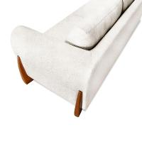 Sofá 4 Lugares Yves Bouclé Off White 250 cm - 7