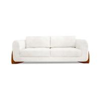 Sofá 4 Lugares Yves Bouclé Off White 250 cm - 8