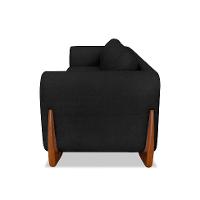 Sofá 4 Lugares Yves Bouclé Preto 250 cm - 6