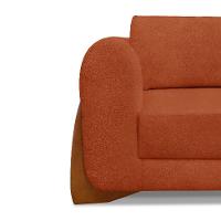Sofá 3 Lugares Yves Bouclé Terracota 200 cm - 5