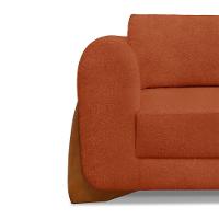 Sofá 3 Lugares Yves Bouclé Terracota 220 cm - 5