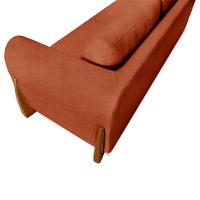 Sofá 3 Lugares Yves Bouclé Terracota 180 cm - 7