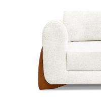 Sofá 3 Lugares Yves Bouclé Off White 200 cm - 5