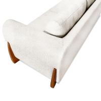 Sofá 3 Lugares Yves Bouclé Off White 200 cm - 7