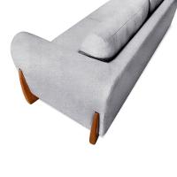 Sofá 3 Lugares Yves Bouclé Cinza 220 cm - 7