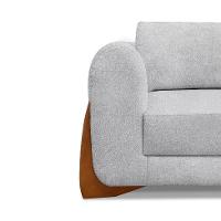 Sofá 4 Lugares Yves Bouclé Cinza 250 cm - 5