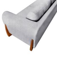 Sofá 4 Lugares Yves Bouclé Cinza 250 cm - 7