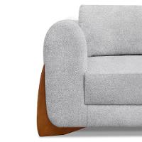 Sofá 3 Lugares Yves Bouclé Cinza 180 cm - 5