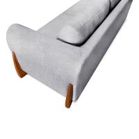 Sofá 3 Lugares Yves Bouclé Cinza 180 cm - 7