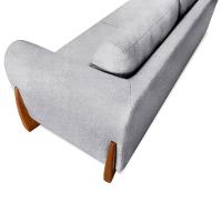 Sofá 3 Lugares Yves Bouclé Cinza 200 cm - 7