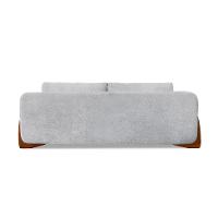 Sofá 3 Lugares Yves Bouclé Cinza 230 cm