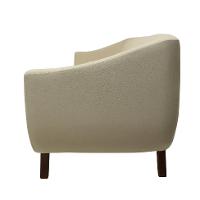 Sofá 4 Lugares Atenas Linho Pérola e Amadeirado - 3