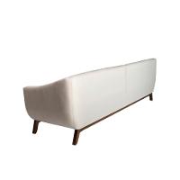 Sofá 4 Lugares Atenas Linho Natural e Amadeirado - 3