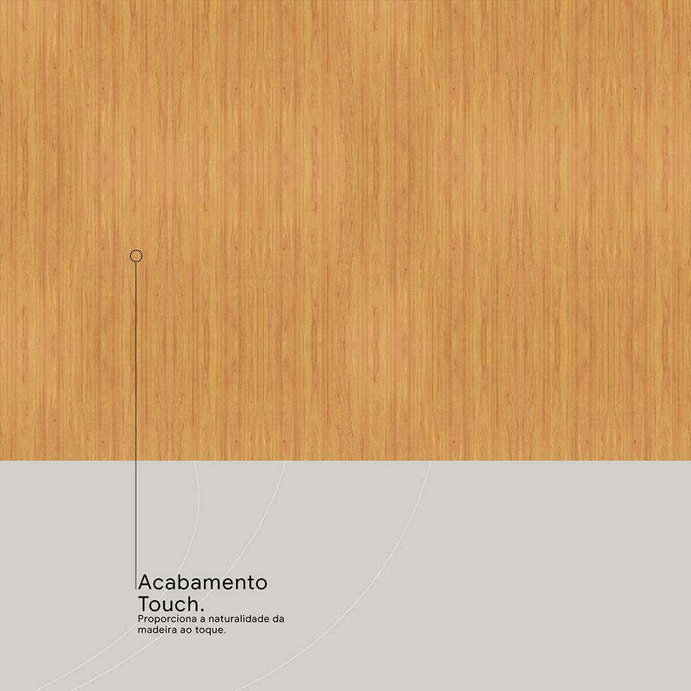 Guarda-Roupa Casal com Espelho Trevi 4 Portas 6 Gavetas Cinamon e Off White - 9