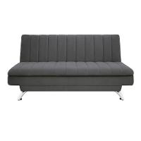 Sofá-Cama Casal 3 Lugares Paiva Suede Grafite - 5