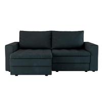 Sofá 3 Lugares Retrátil Berna Suede Grafite 210 cm - 2