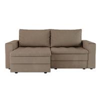 Sofá 3 Lugares Retrátil Berna Suede Bege 210 cm - 2