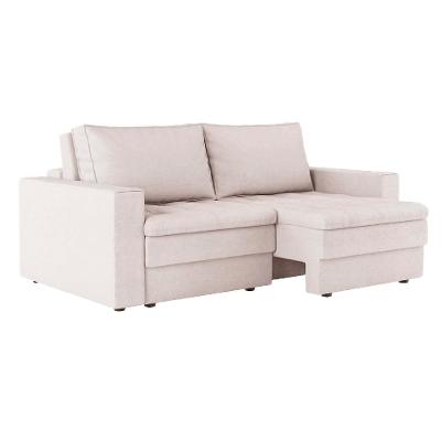 Sofá 3 Lugares Retrátil Berna Linho Cru 210 cm