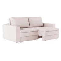 Sofá 3 Lugares Retrátil Berna Linho Cru 210 cm - 1