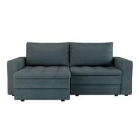 Sofá 3 Lugares Retrátil Berna Linho Cinza 210 cm - 2