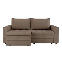 Sofá 3 Lugares Retrátil Berna Linho Bege 210 cm - 2