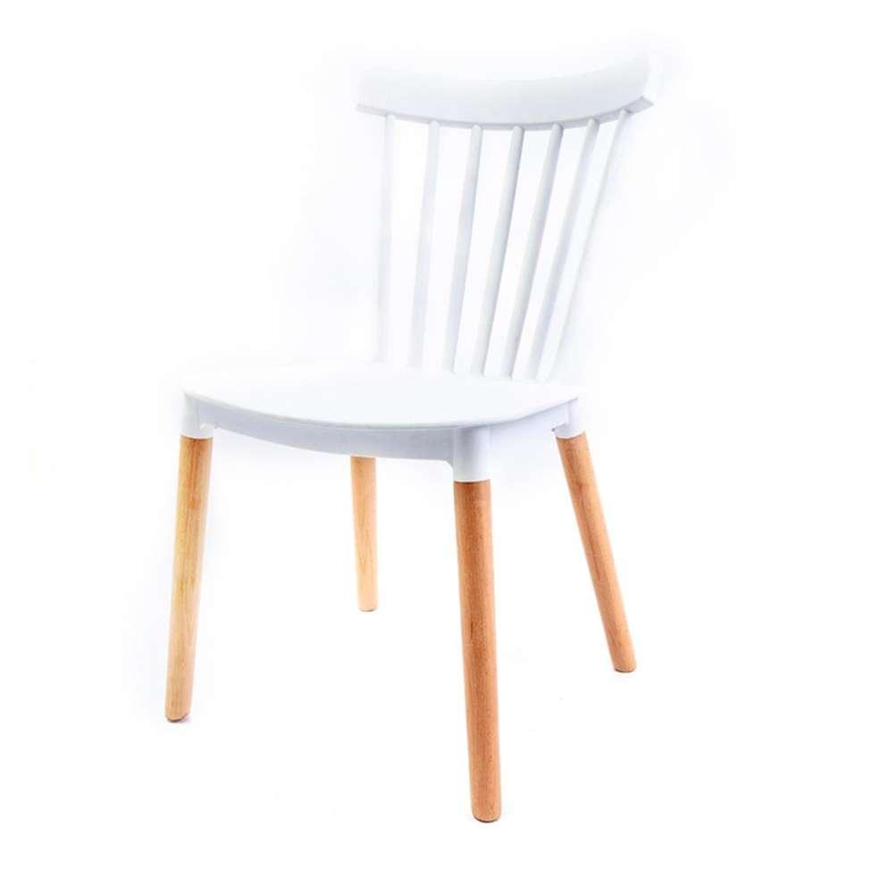 Conjunto com 4 Cadeiras Windsor Branco - 2