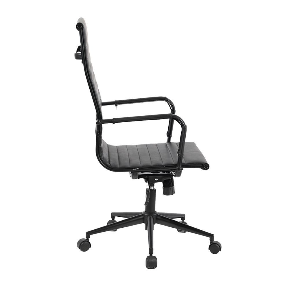 Cadeira de Escritório Presidente Giratória com Relax New Best All-Black Preta - 4