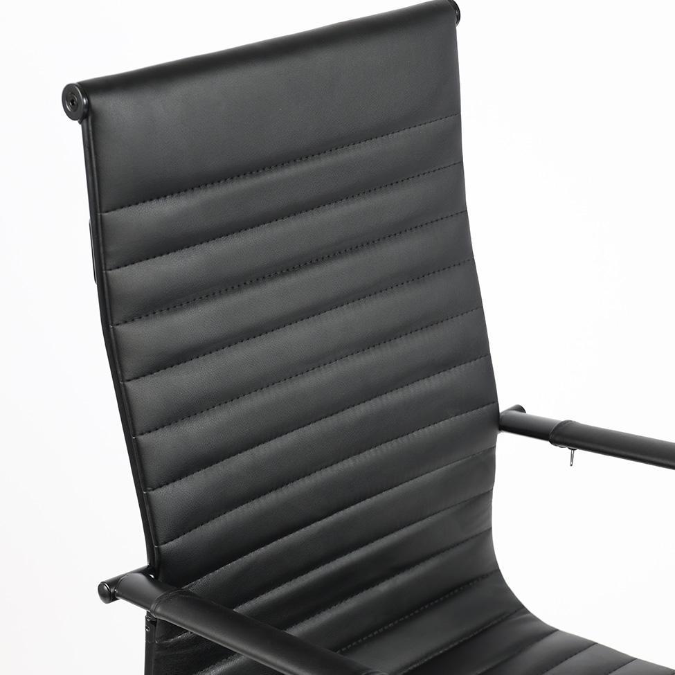 Cadeira de Escritório Presidente Giratória com Relax New Best All-Black Preta - 8